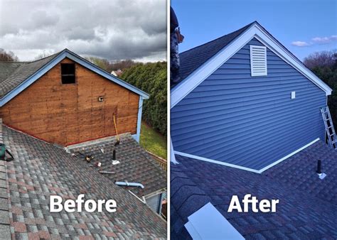 after roofing a house